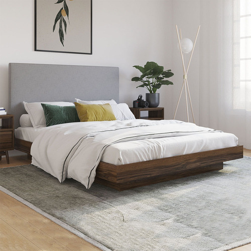 Valle upholstered deals platform bed